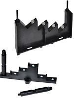 Комплект шинодержателей DKC L42 ступенчатый 250А черный картинка 